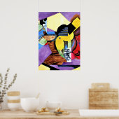 Juan Gris – ギター, 1913 ポスター (キッチン)