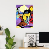 Juan Gris – ギター, 1913 ポスター (ホームオフィス)