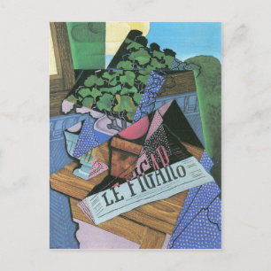 Juan Gris – ジェラニウムと静物生活 ポストカード