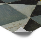 Juan Gris – テーブルの上のギター ポスター (角)