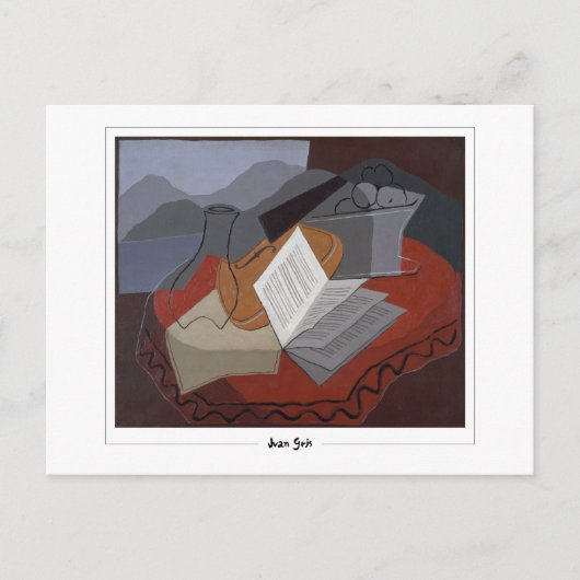 Juan Gris #282 -ファインアート葉書 ポストカード (正面)