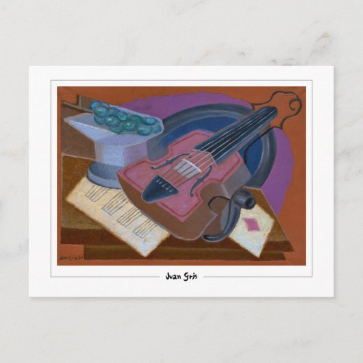 Juan Gris #324 -ファインアート葉書 ポストカード (正面)