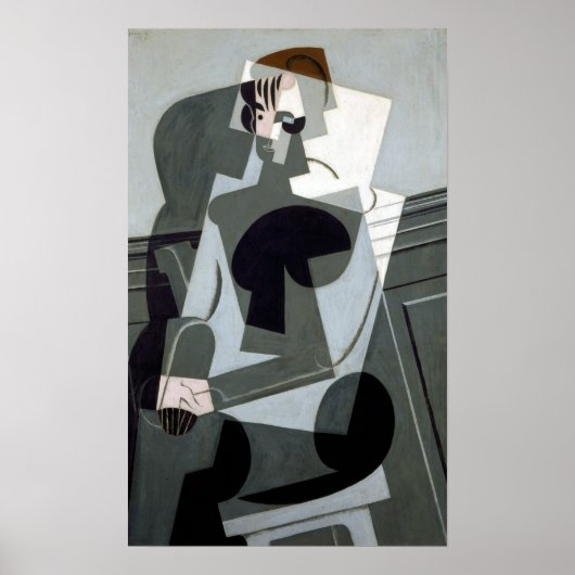 Juan Gris Portrait de Madame Josette Gris ポスター (正面)