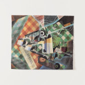 Juan Gris - Still Life with Checked Tableloth タペストリー (正面(横))