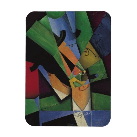 Juan Gris - The Smoker マグネット (縦)