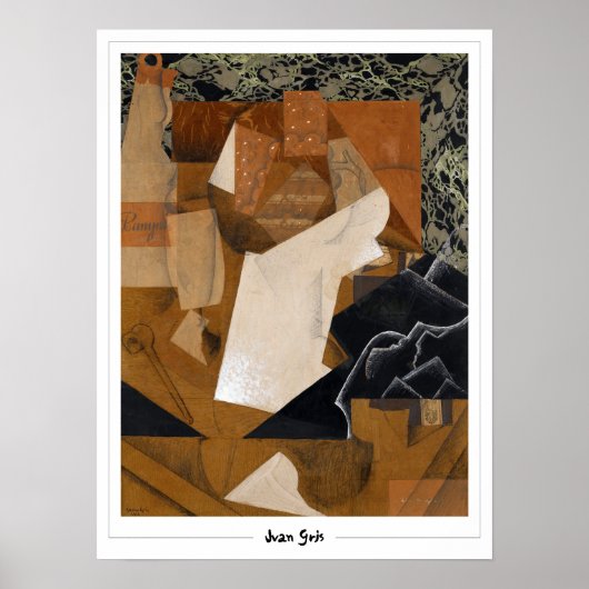 Juan Gris Zedign アートポスター #225 ポスター (正面)