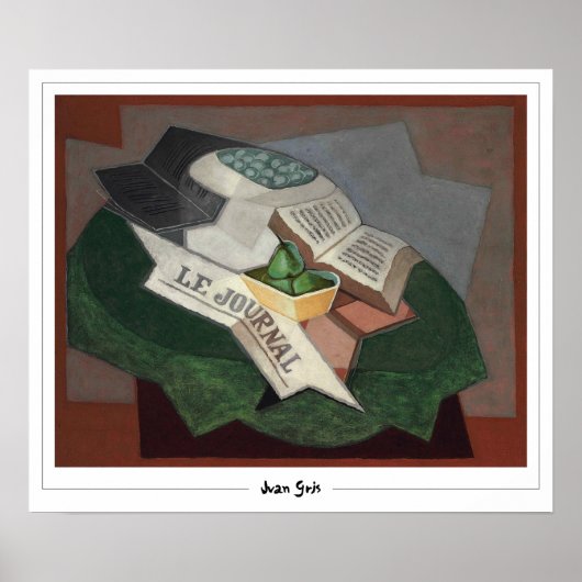 Juan Gris Zeding Art Poster #105 ポスター (正面)