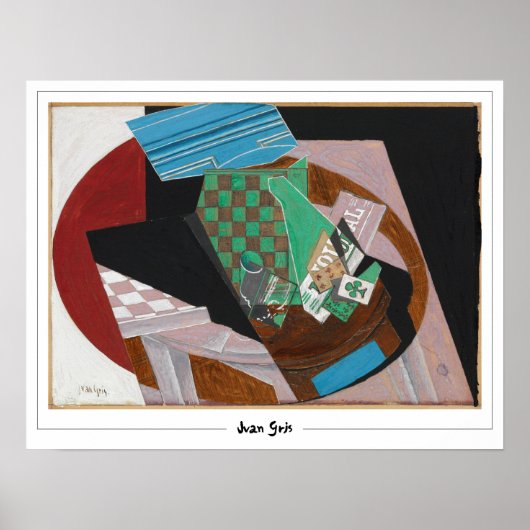 Juan Gris Zeding Art Poster #164 ポスター (正面)