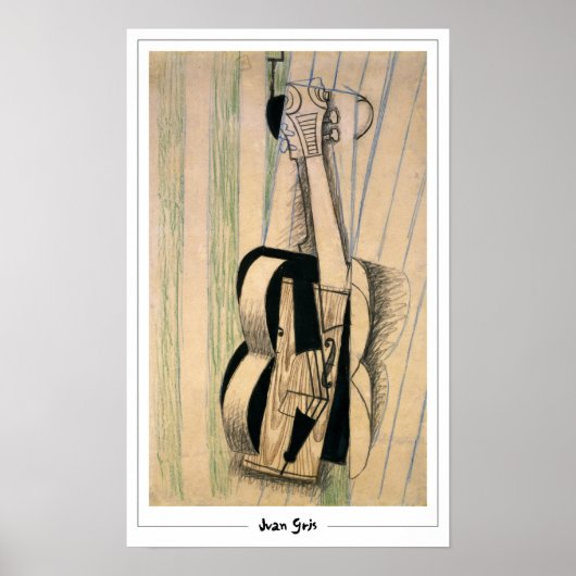 Juan Gris Zeding Art Poster #179 ポスター (正面)