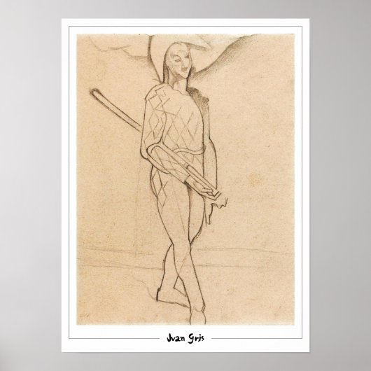 Juan Gris Zeding Art Poster #292 ポスター (正面)