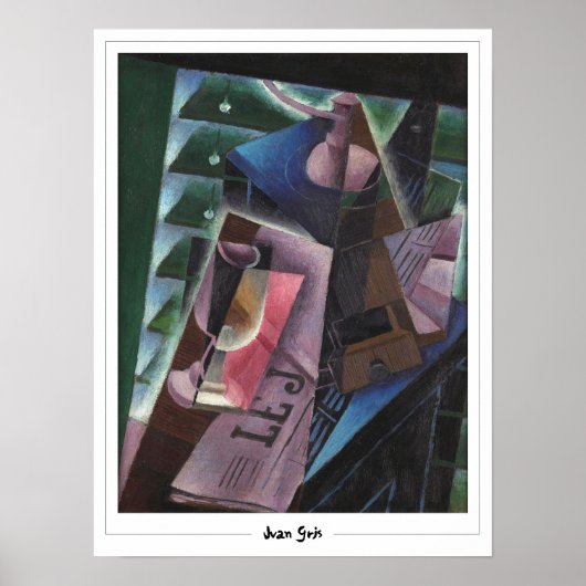 Juan Gris Zeding Art Poster #296 ポスター (正面)