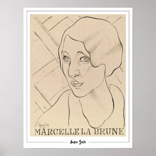 Juan Gris Zeding Art Poster #298 ポスター (正面)