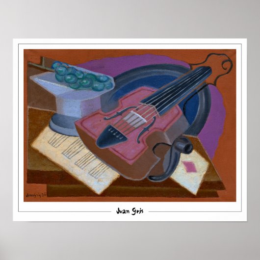 Juan Gris Zeding Art Poster #324 ポスター (正面)