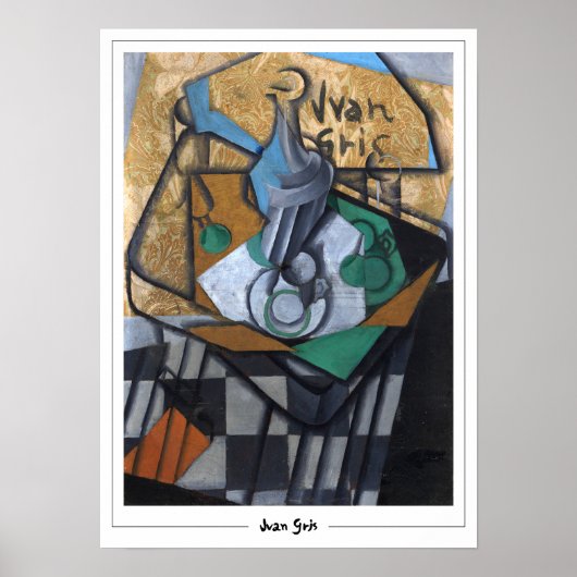 Juan Gris Zeding Art Poster #334 ポスター (正面)
