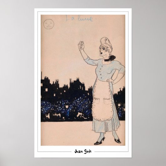 Juan Gris Zeding Art Poster #335 ポスター (正面)