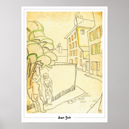 Juan Gris Zeding Art Poster #72 ポスター (正面)