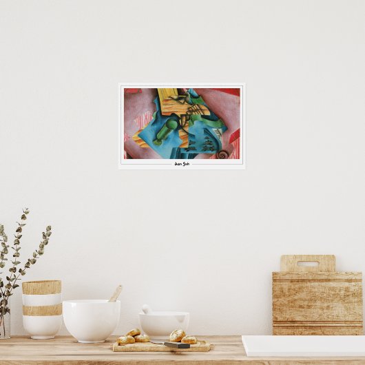 Juan Gris Zeding Art Poster #77 ポスター (キッチン)