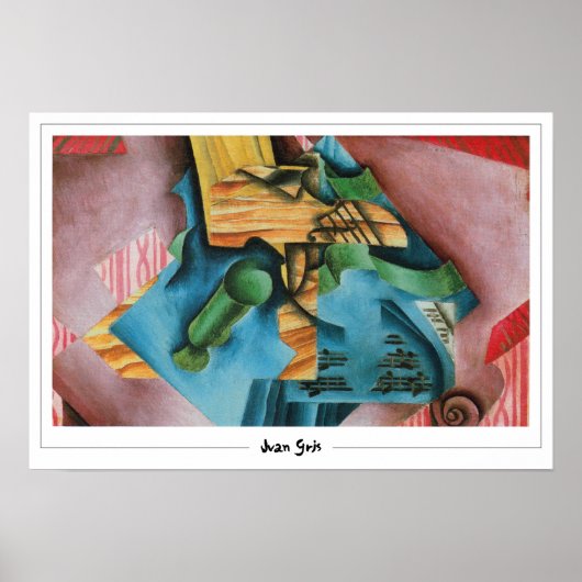 Juan Gris Zeding Art Poster #77 ポスター (正面)