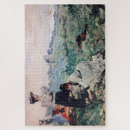 Juan Lunaによるノルマンディーでのピクニック1000点 ジグソーパズル (縦)