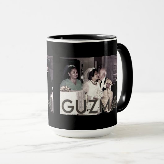 JUAN SR. & JUANITA GUZMAN Anniversary マグカップ (正面右)