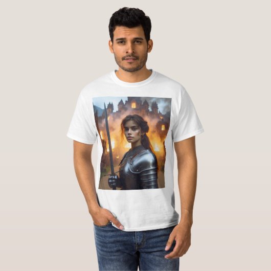 Juana de Arco: La Heroína de Francia Tシャツ (正面フル)