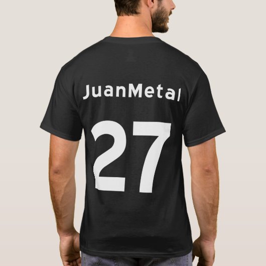 JuanMetal Tシャツ (裏面)