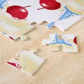 Jubilant Cherry Westie  ジグソーパズル (側面)