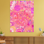 Jubilation: Maximalist Art キャンバスプリント (インサイチュ (リビング))