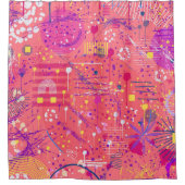 Jubilation: Maximalist Art シャワーカーテン (正面)
