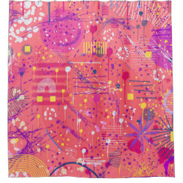 Jubilation: Maximalist Art シャワーカーテン