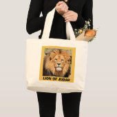 JUDAHのトートバックのライオン ラージトートバッグ (正面(商品))