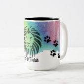 Judahのマグのライオン ツートーンマグカップ (正面右)