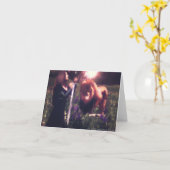 Judahのライオンは私とメッセージカードを立てます カード (黄色い花)