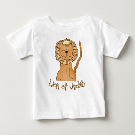 Judahのライオン ベビーTシャツ (正面)
