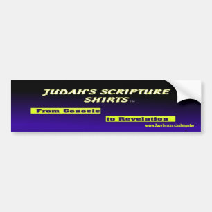 Judahの聖なる書物、経典のワイシャツ バンパーステッカー