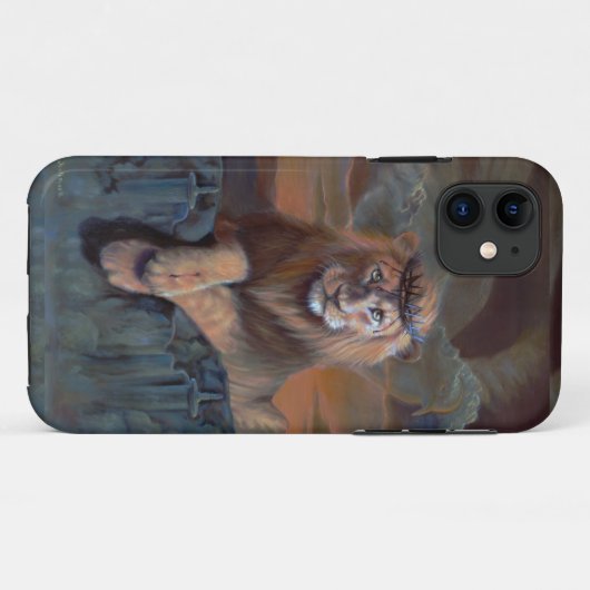 Judahのiphone 5/5Sのライオン Case-Mate iPhoneケース (裏面(横))