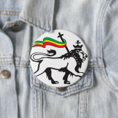 Judahボタンの種族のライオン(白い) 缶バッジ (インサイチュ)