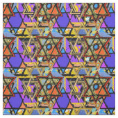 Judaicカスタマイズ生地- Mogenデイヴィッドのギフト ファブリック (見本)