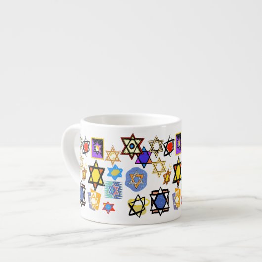 JUDAIC GIFT TEACUPS EXPRESSO MUGS – ギフト最高の エスプレッソカップ (正面左)