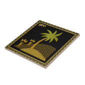 Judaicaイスラエル共和国のセラミックタイル- Iosefの12匹の種族 タイル (側面)