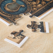 Judaica Traditional Lion Symbolic Puzzle ジグソーパズル (側面)
