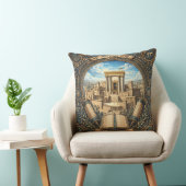 Judaica Traditional Temple Decorative Pillow クッション (椅子)
