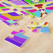 Judaical vitrail. ジグソーパズル (側面)