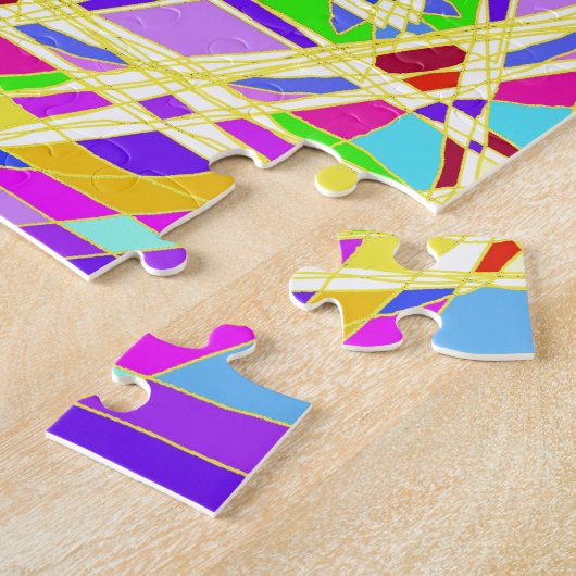 Judaical vitrail. ジグソーパズル (側面)