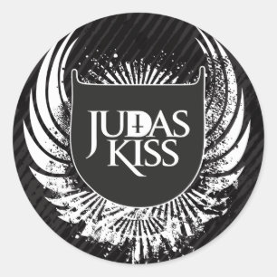 Judasのキスのステッカー ラウンドシール
