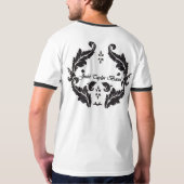 JUDDテイラーの葉のロゴ Tシャツ (裏面フル)