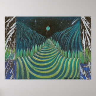 Jude CowellによるUranian Road artポスター ポスター