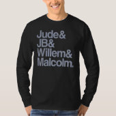 judes jb willem malcolm tシャツ (正面)