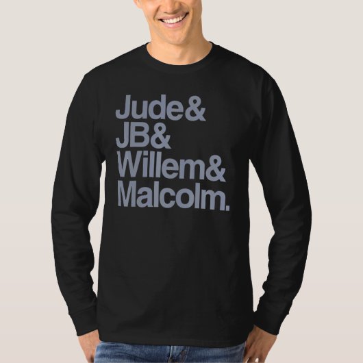 judes jb willem malcolm tシャツ (正面)