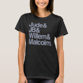 judes jb willem malcolm tシャツ (正面)